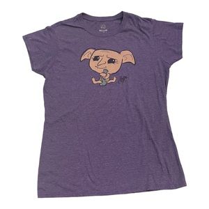 Funko Pop Tees Harry Potter Doby Shirt in Purple Sz Large